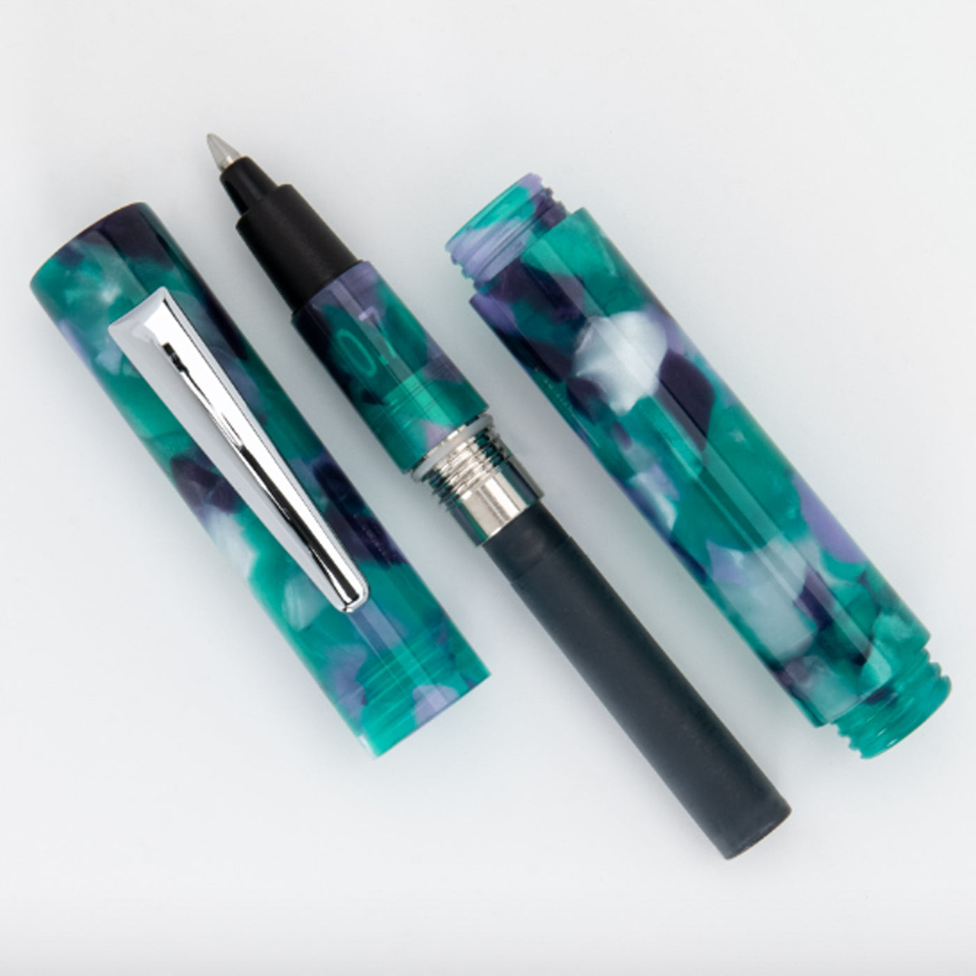 Monteverde MVP Ink Ball Pen - Green Abstracts CT 2