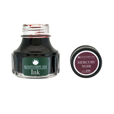 Monteverde Mercury Noir Ink Bottle, Red - 90ml 2