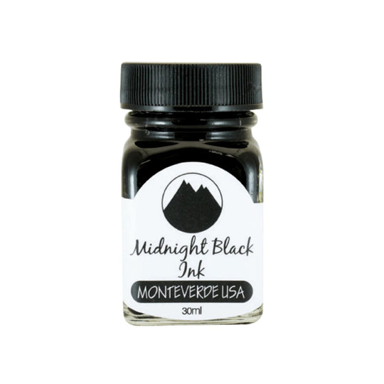 Monteverde Midnight Black Ink Bottle - 30ml