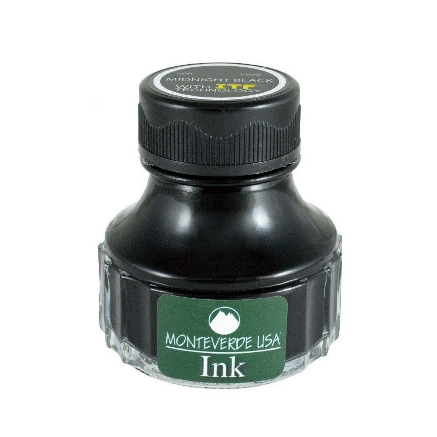 Monteverde Midnight Black Ink Bottle - 90ml – Makoba