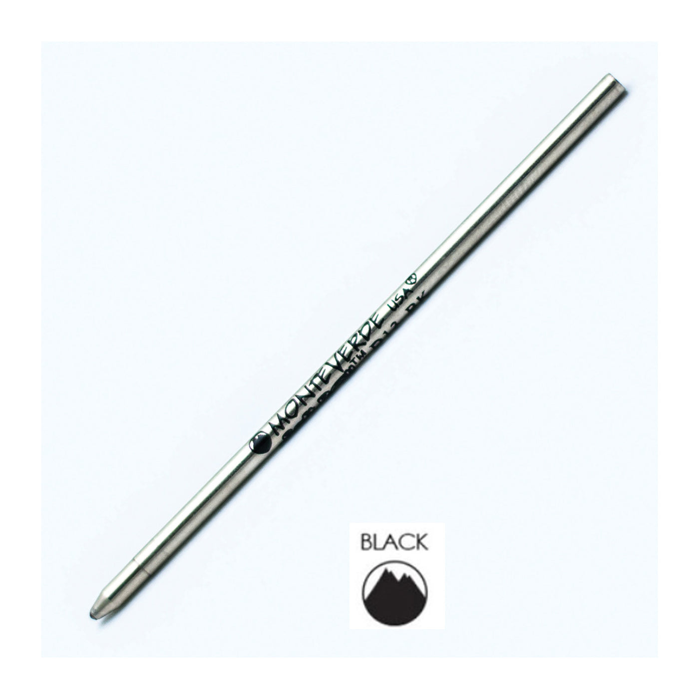 Monteverde Mini Ball Pen Refill for Multi Pen - Medium - Black - Pack of 4 1