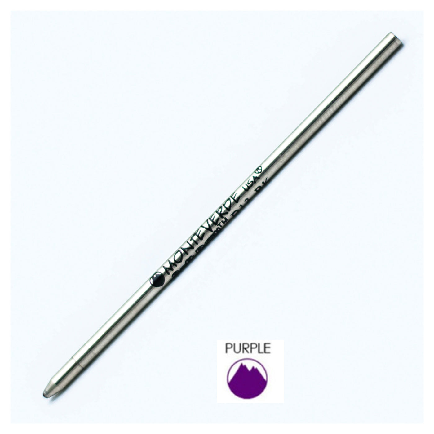 Monteverde Mini Ball Pen Refill for Multi Pen - Medium - Purple - Pack of 4 1
