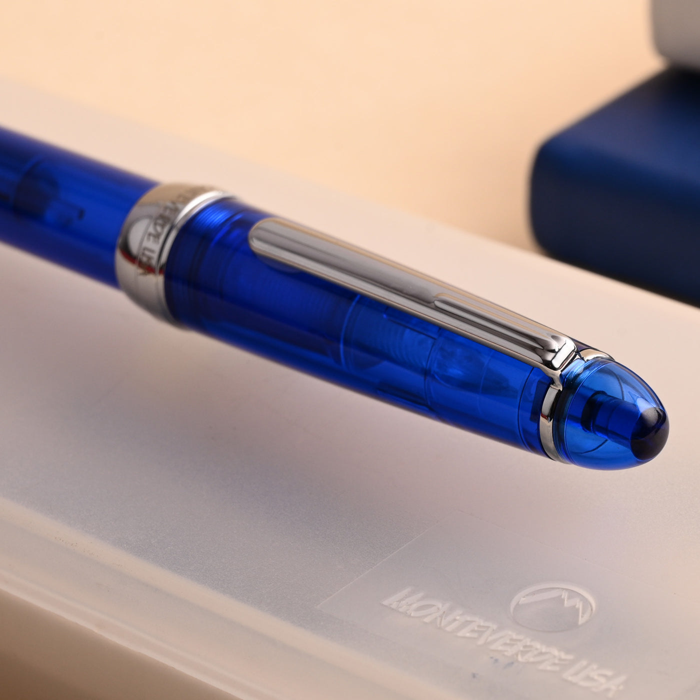 Monteverde Monza 3 Fountain Pen Set - Blue CT 14