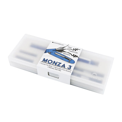 Monteverde Monza 3 Fountain Pen Set - Blue CT 9