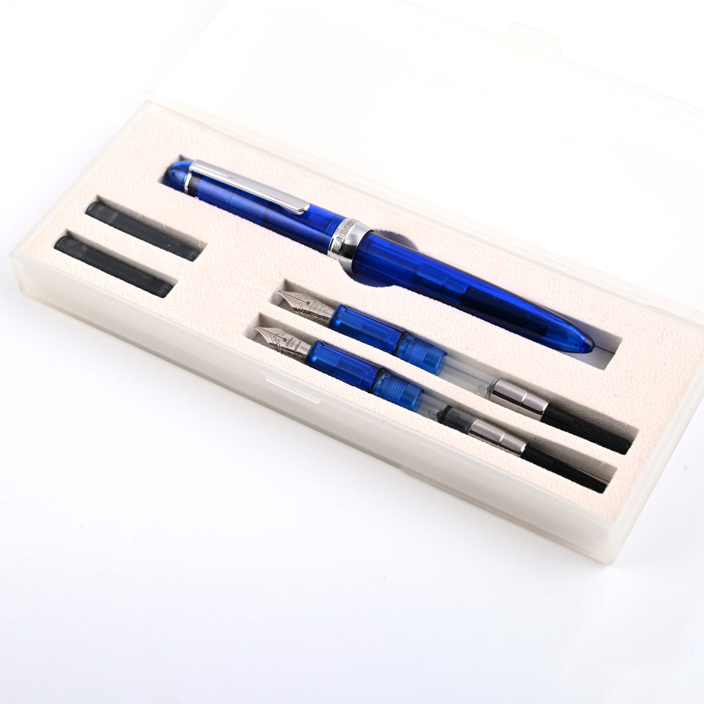 Monteverde Monza 3 Fountain Pen Set - Blue CT 9