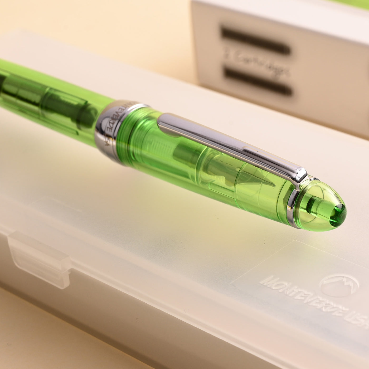 Monteverde Monza ID Fountain Pen - Green CT 11