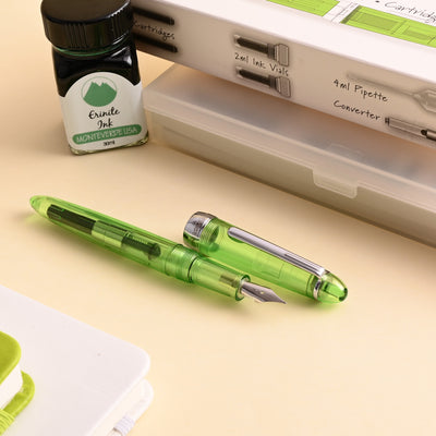 Monteverde Monza ID Fountain Pen - Green CT 8