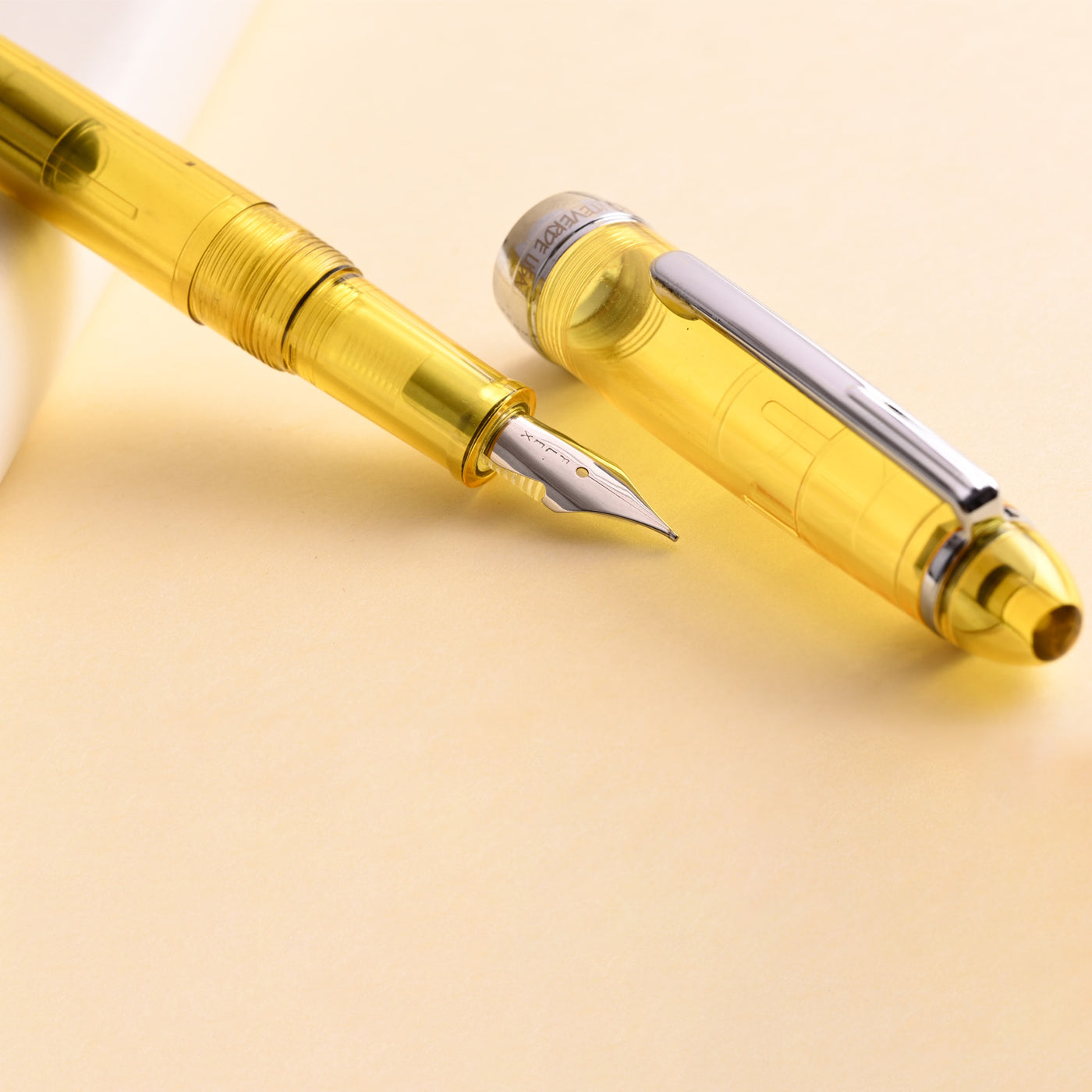 Monteverde Monza ID Fountain Pen - Yellow CT 9