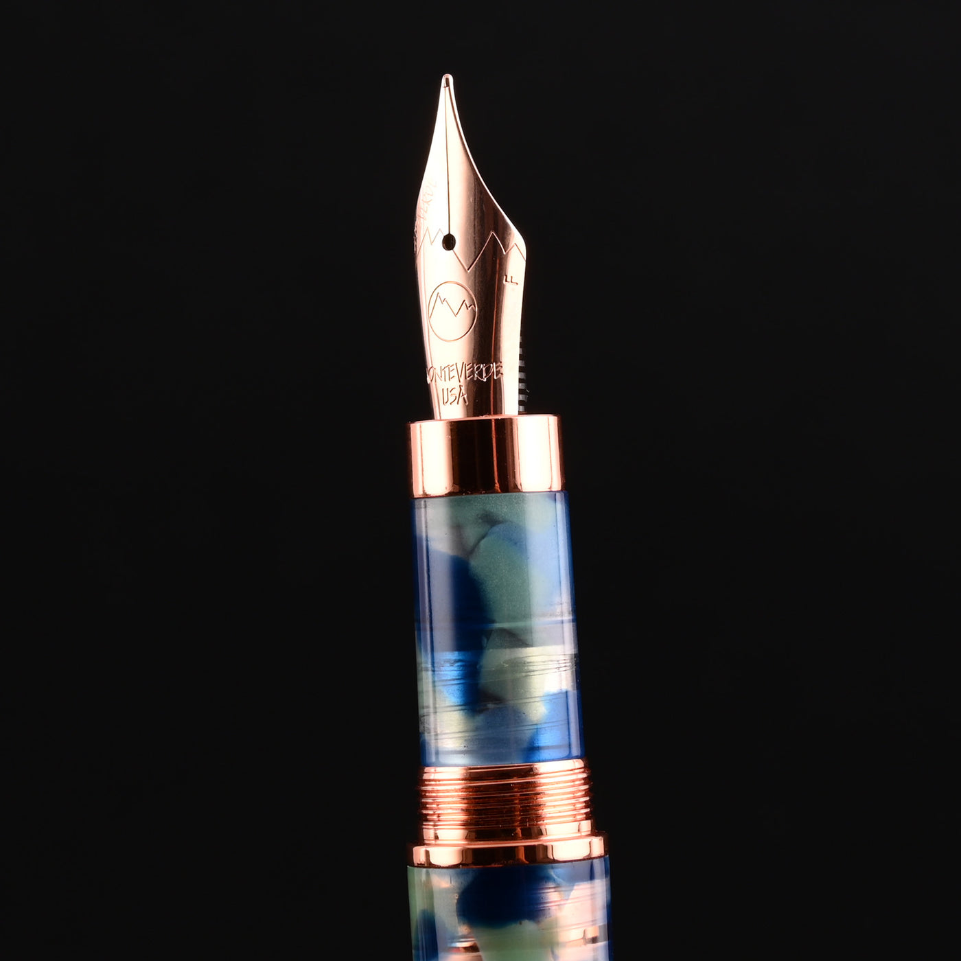 Monteverde Mountains of the World Fountain Pen - Blue RGT 12