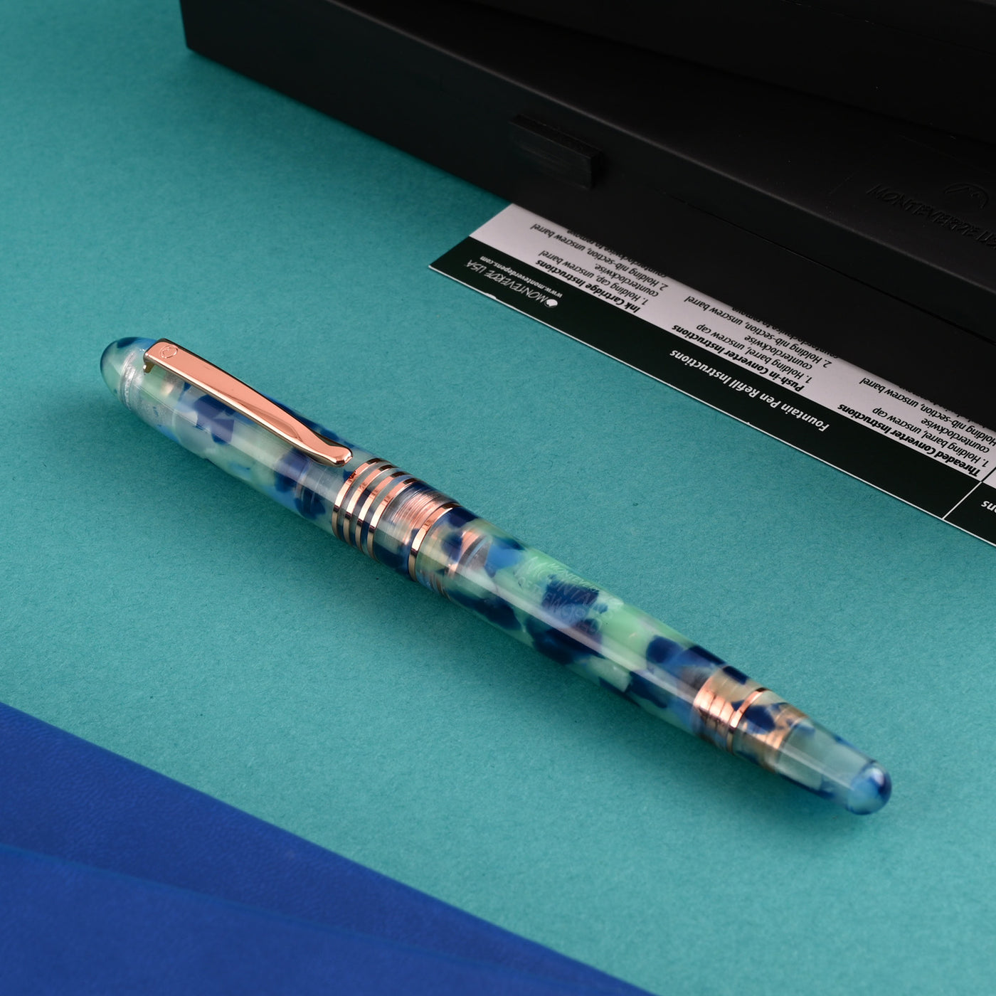 Monteverde Mountains of the World Fountain Pen - Blue RGT 13