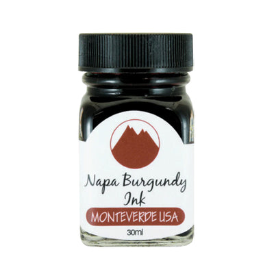 Monteverde Nappa Burgundy Ink Bottle - 30ml 1