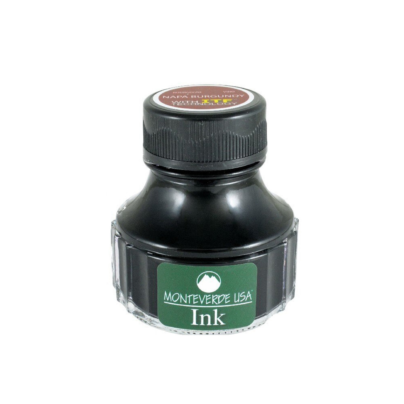 Monteverde Nappa Burgundy Ink Bottle - 90ml 1