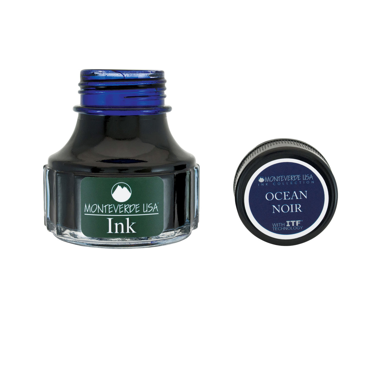 Monteverde Ocean Noir Ink Bottle, Blue - 90ml 2