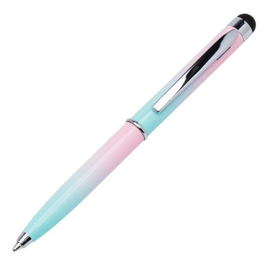 Monteverde Poquito Stylus Ball Pen - Gradient Pink & Mint CT