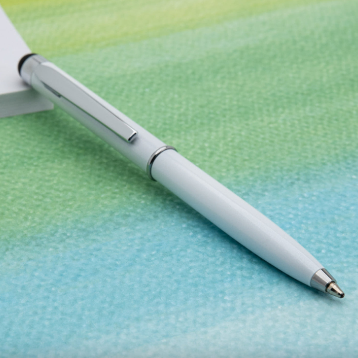 Monteverde Poquito Stylus Ball Pen - Pearl White CT 2