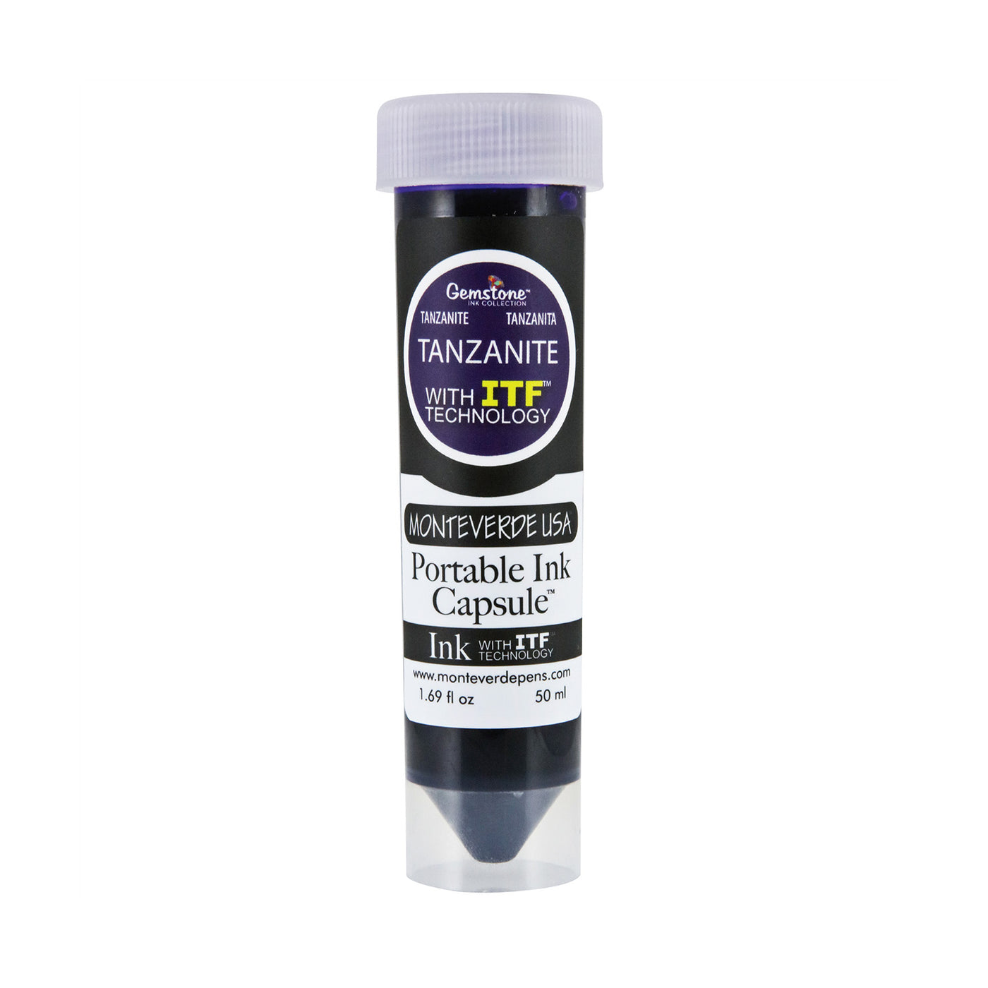 Monteverde Portable 50ml Ink Capsule, Tanzanite