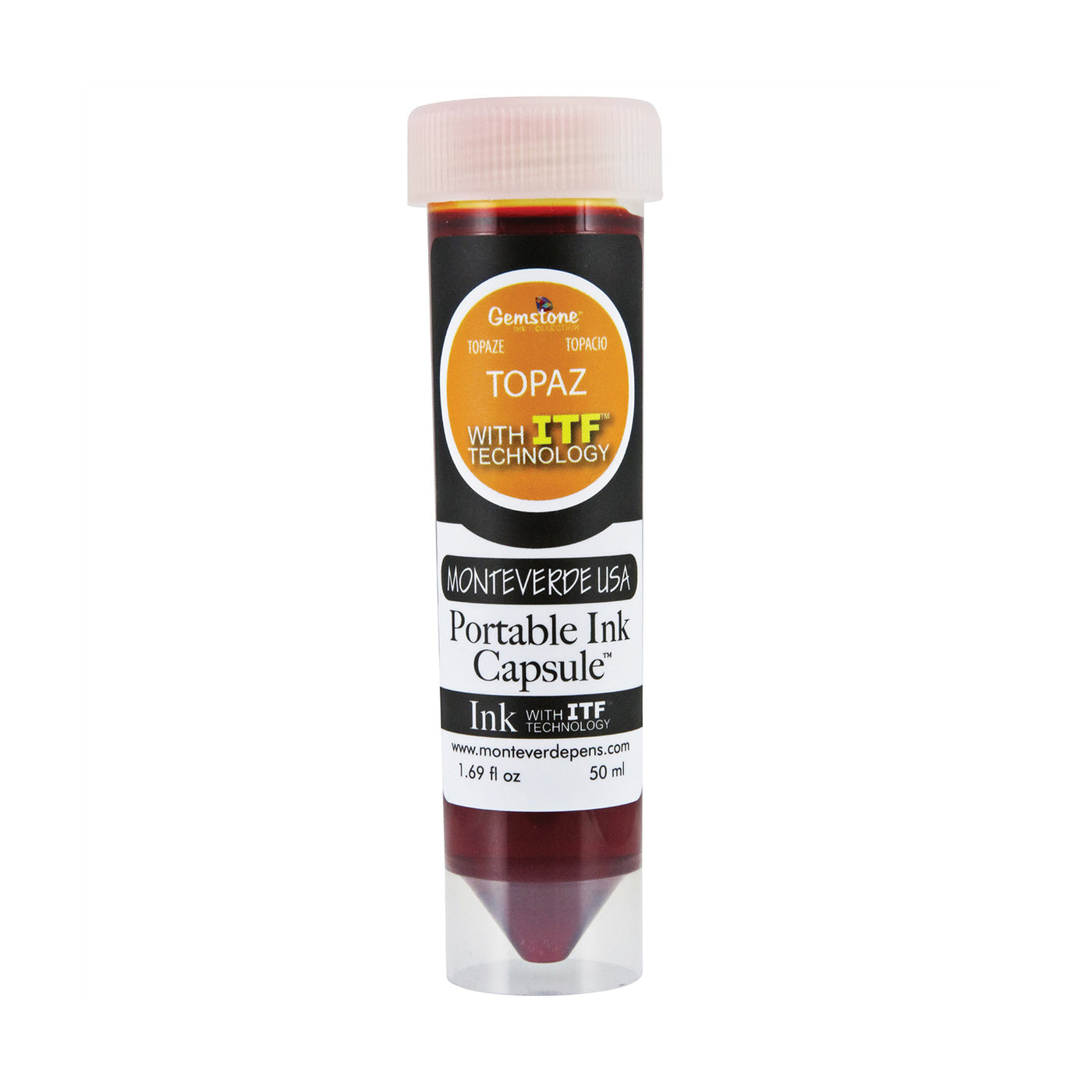 Monteverde Portable 50ml Ink Capsule, Topaz