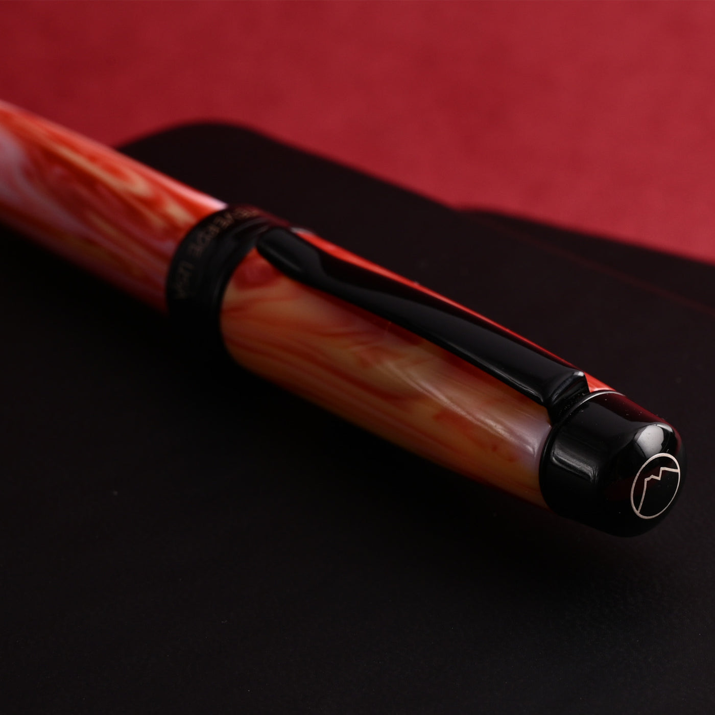 Monteverde Prima Ball Pen - Red Swirl BT 8