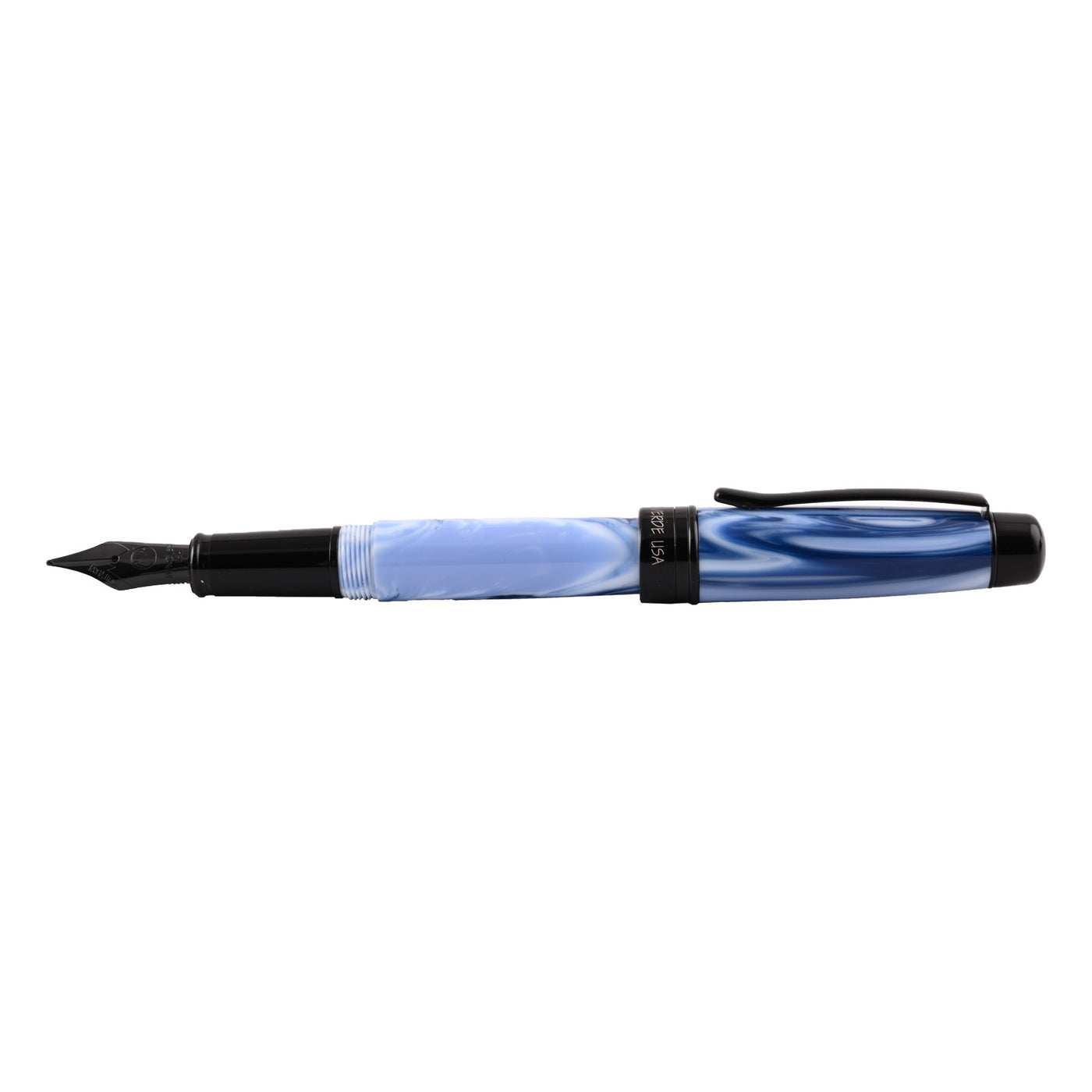 Monteverde Prima Fountain Pen - Blue Swirl BT 3