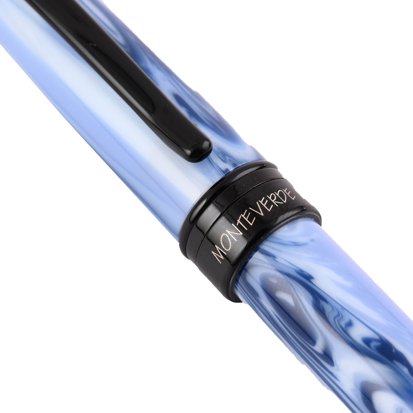 Monteverde Prima Fountain Pen - Blue Swirl BT 4