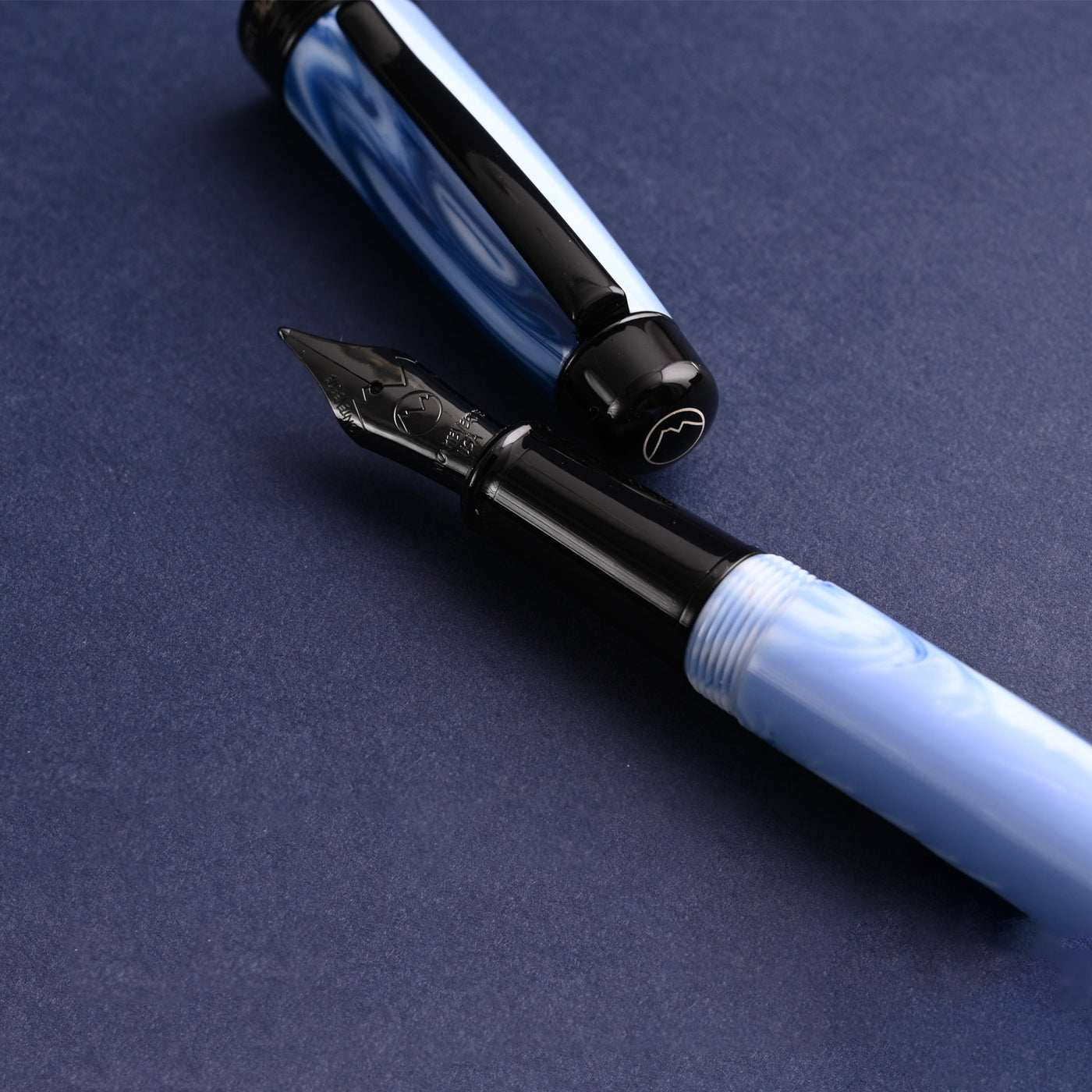 Monteverde Prima Fountain Pen - Blue Swirl BT 9