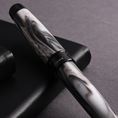 Monteverde Prima Fountain Pen - Grey Swirl BT 10