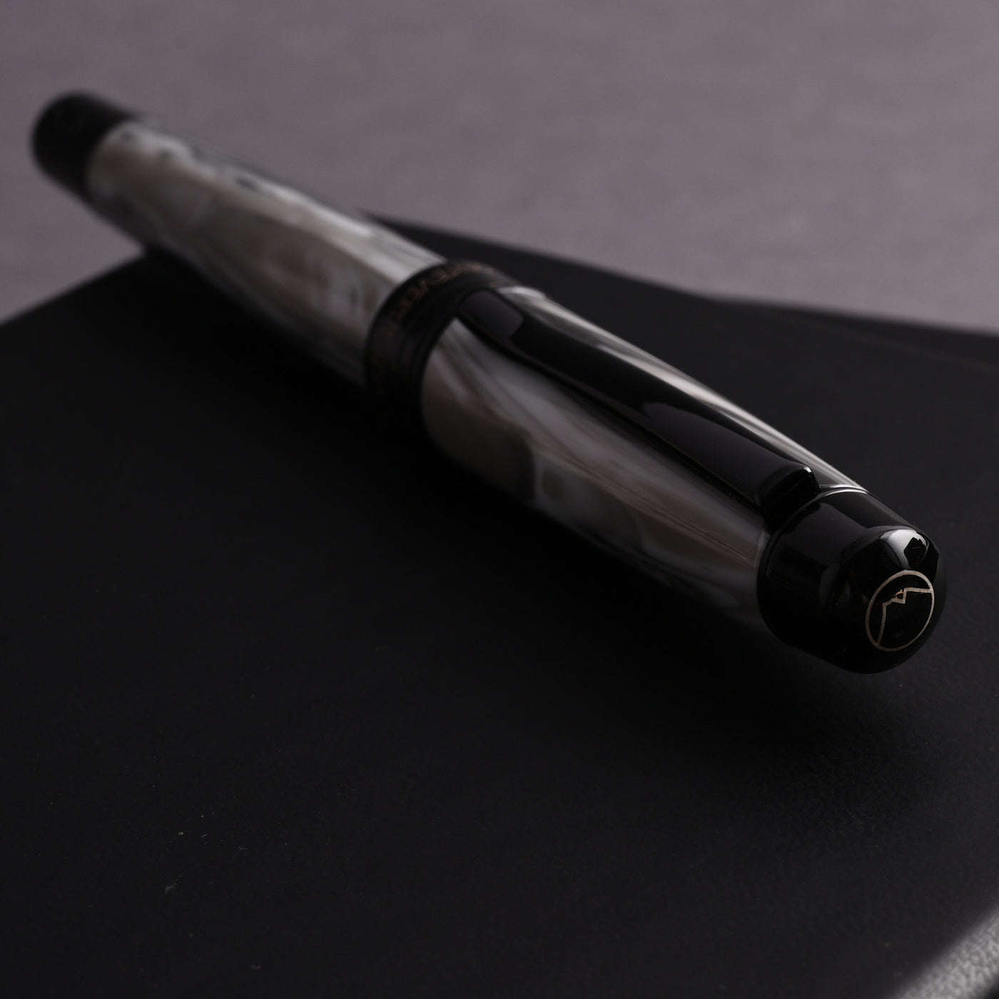 Monteverde Prima Fountain Pen - Grey Swirl BT 11