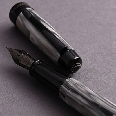 Monteverde Prima Fountain Pen - Grey Swirl BT 9