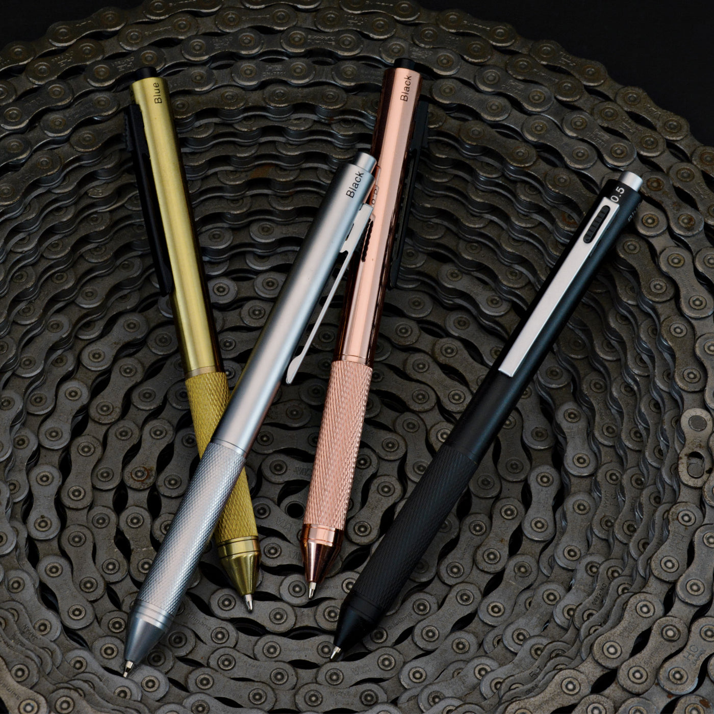 Monteverde Quadro Multifunction Ball Pen - Black CT 15