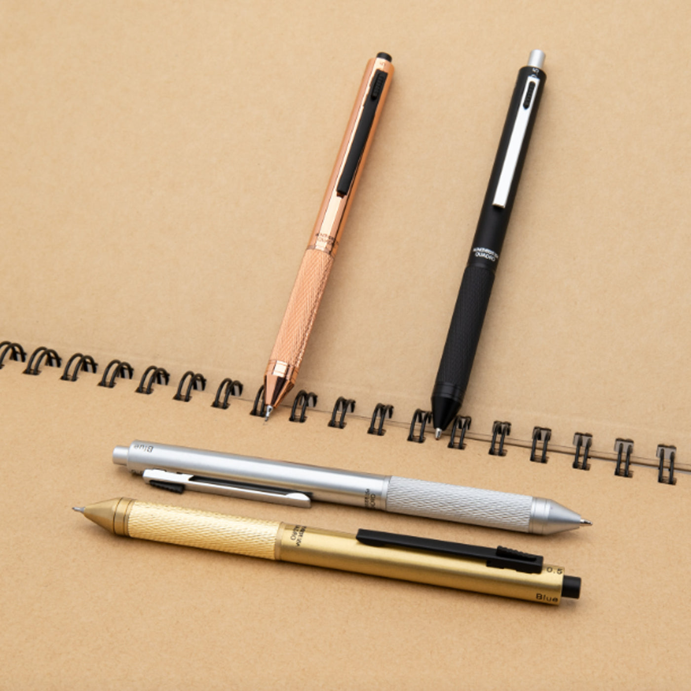 Monteverde Quadro Multifunction Ball Pen - Brass BT 11