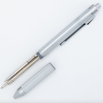 Monteverde Quadro Multifunction Ball Pen - Silver CT 6