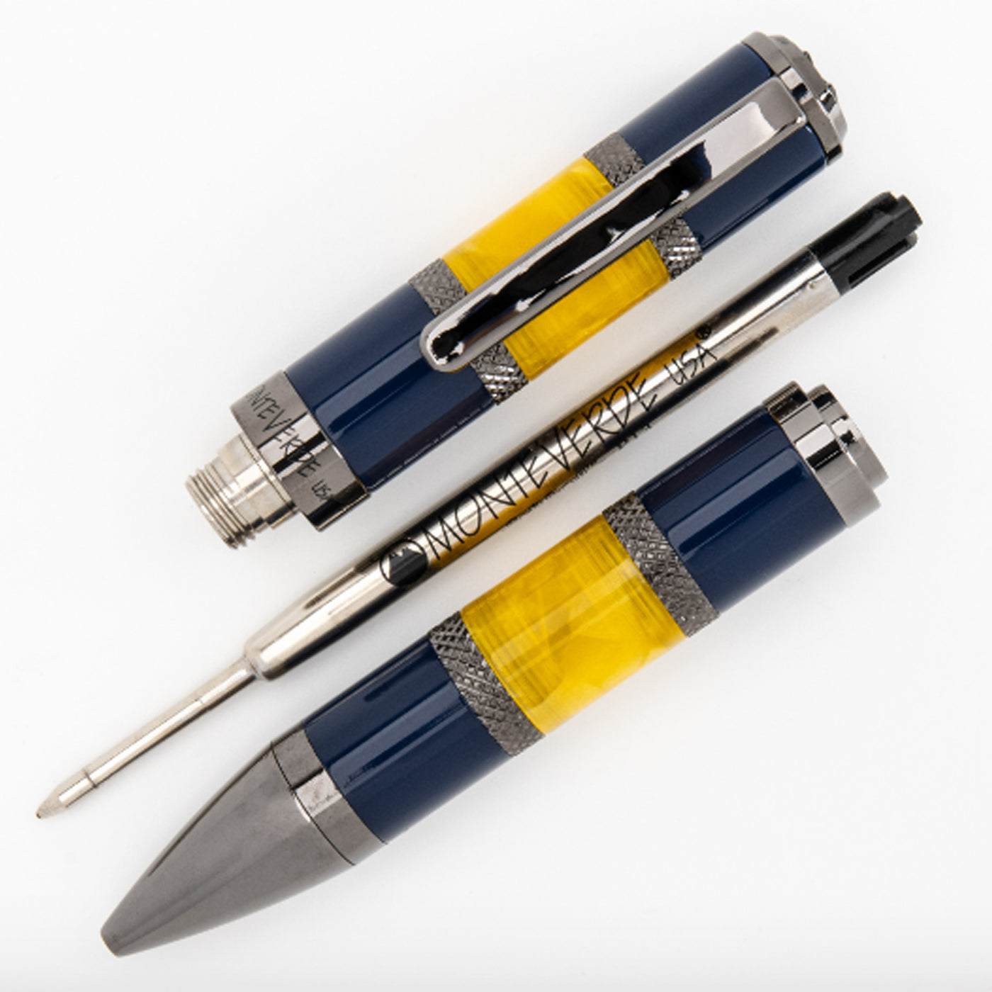 Monteverde Regatta Sport Ball Pen - Blue Yellow 6