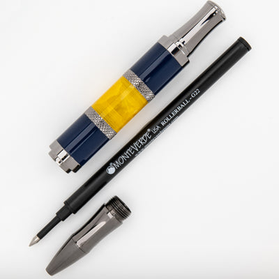 Monteverde Regatta Sport Roller Ball Pen - Blue Yellow 2