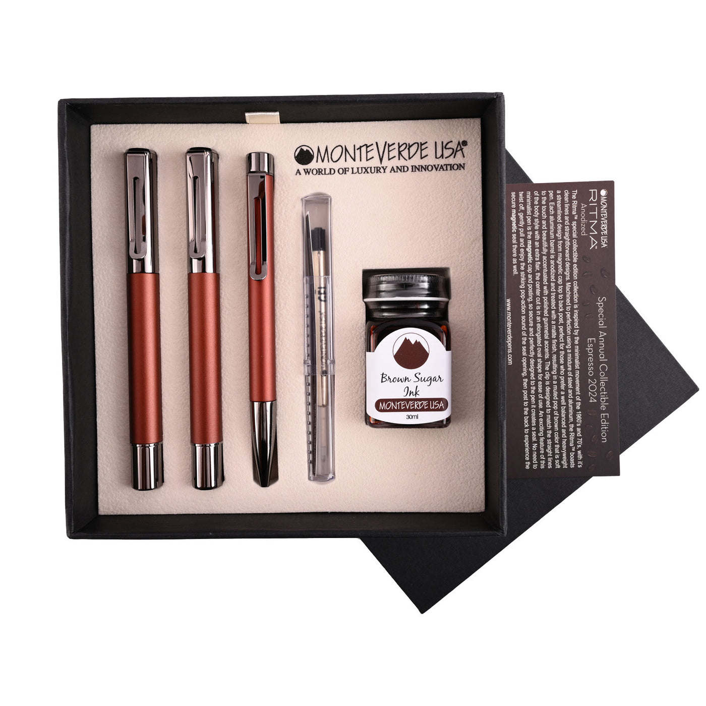 Monteverde Ritma Annual Collectible 2024 Gift Set of 5 - Espresso (Special Edition)