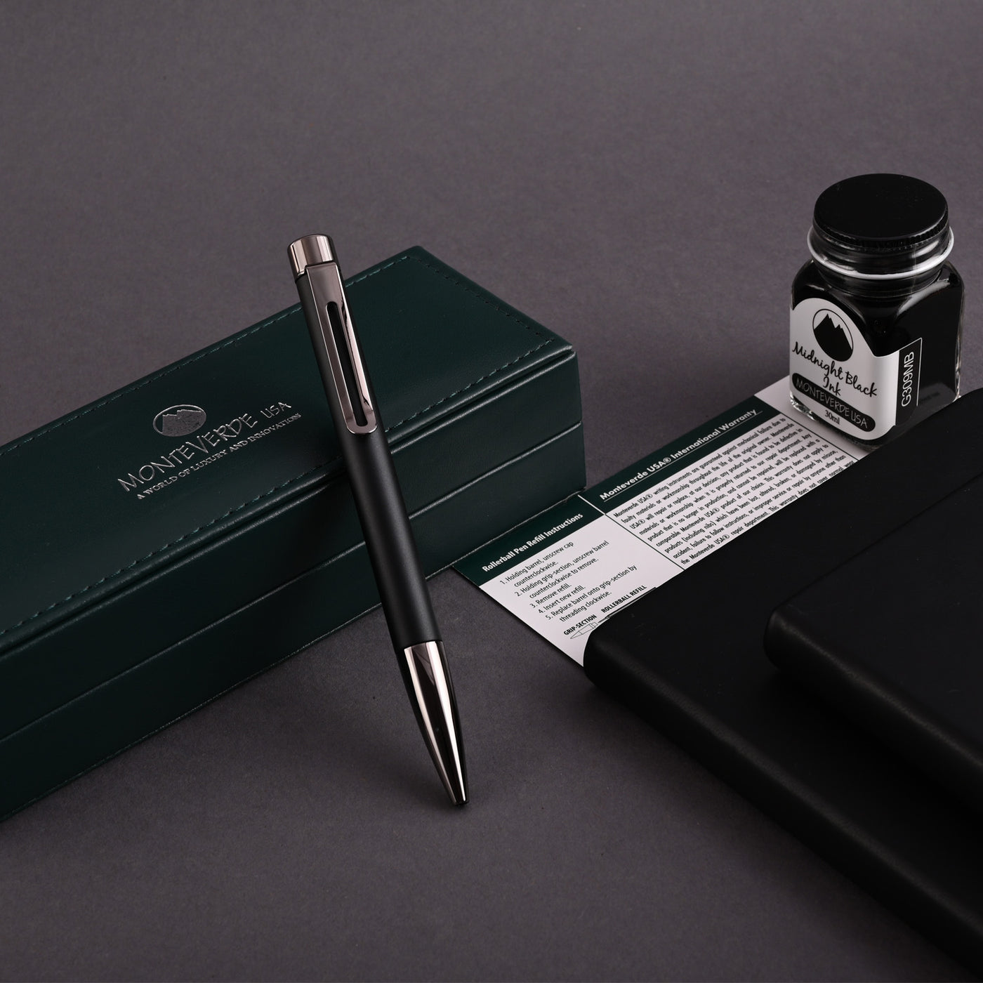 Monteverde Ritma Ball Pen - Black 7