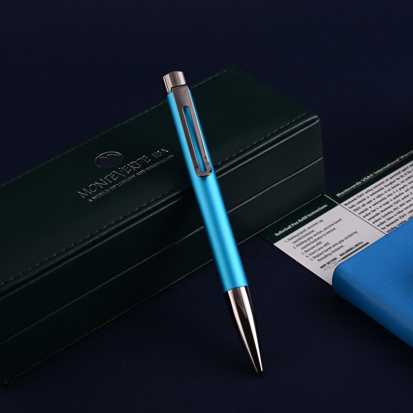 Monteverde Ritma Ball Pen - Blue 7