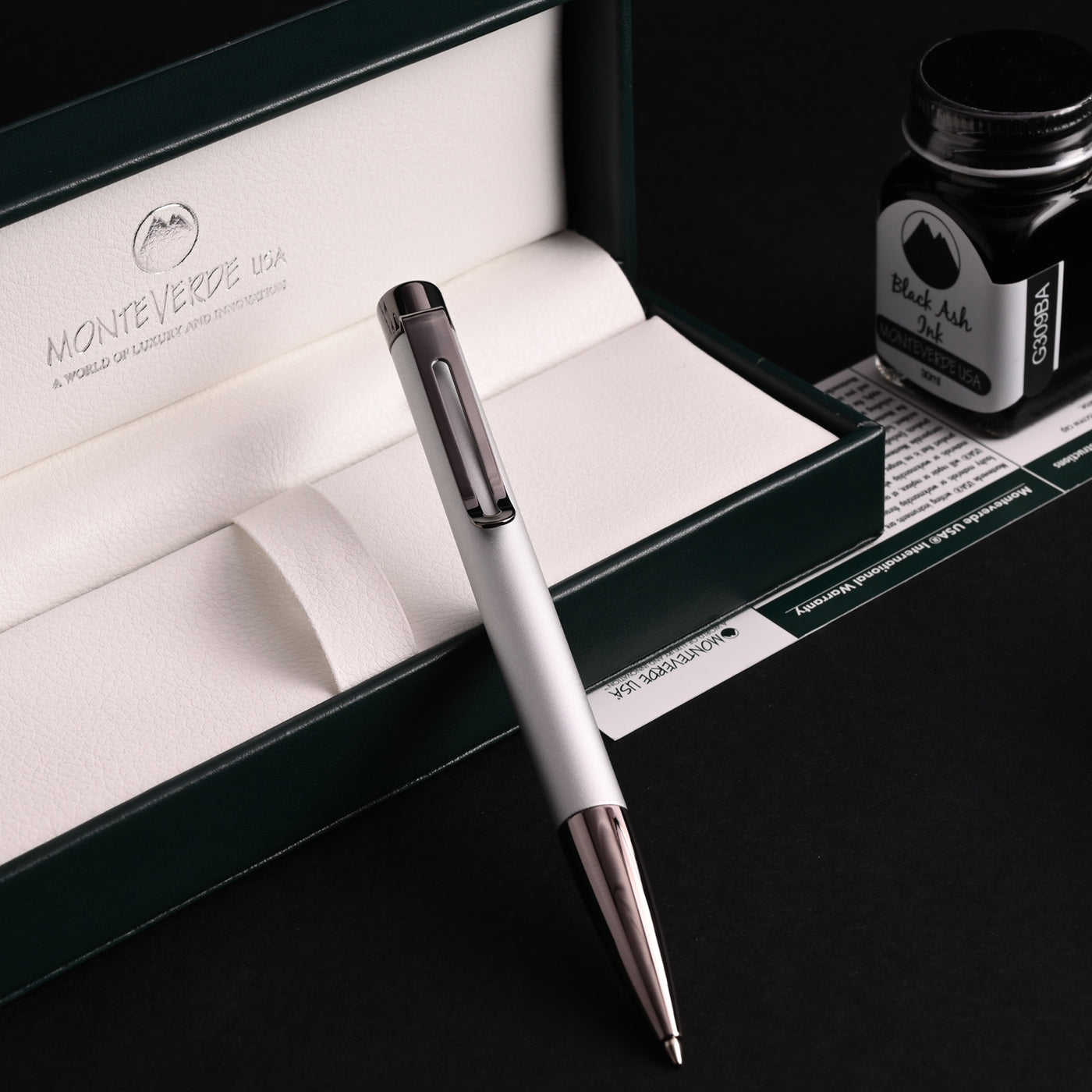 Monteverde Ritma Ball Pen - Silver 5