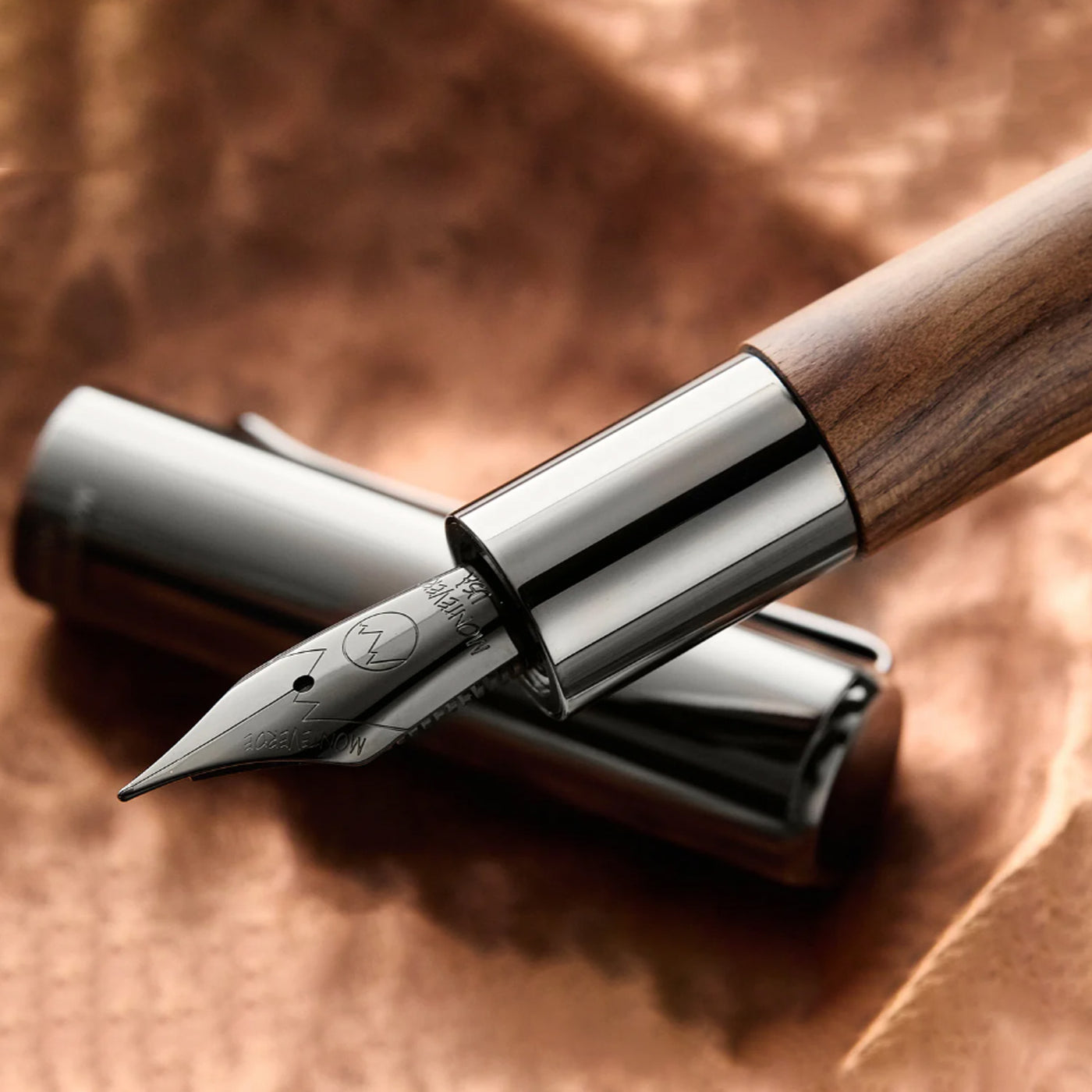 Monteverde Ritma Fountain Pen - Walnut RT