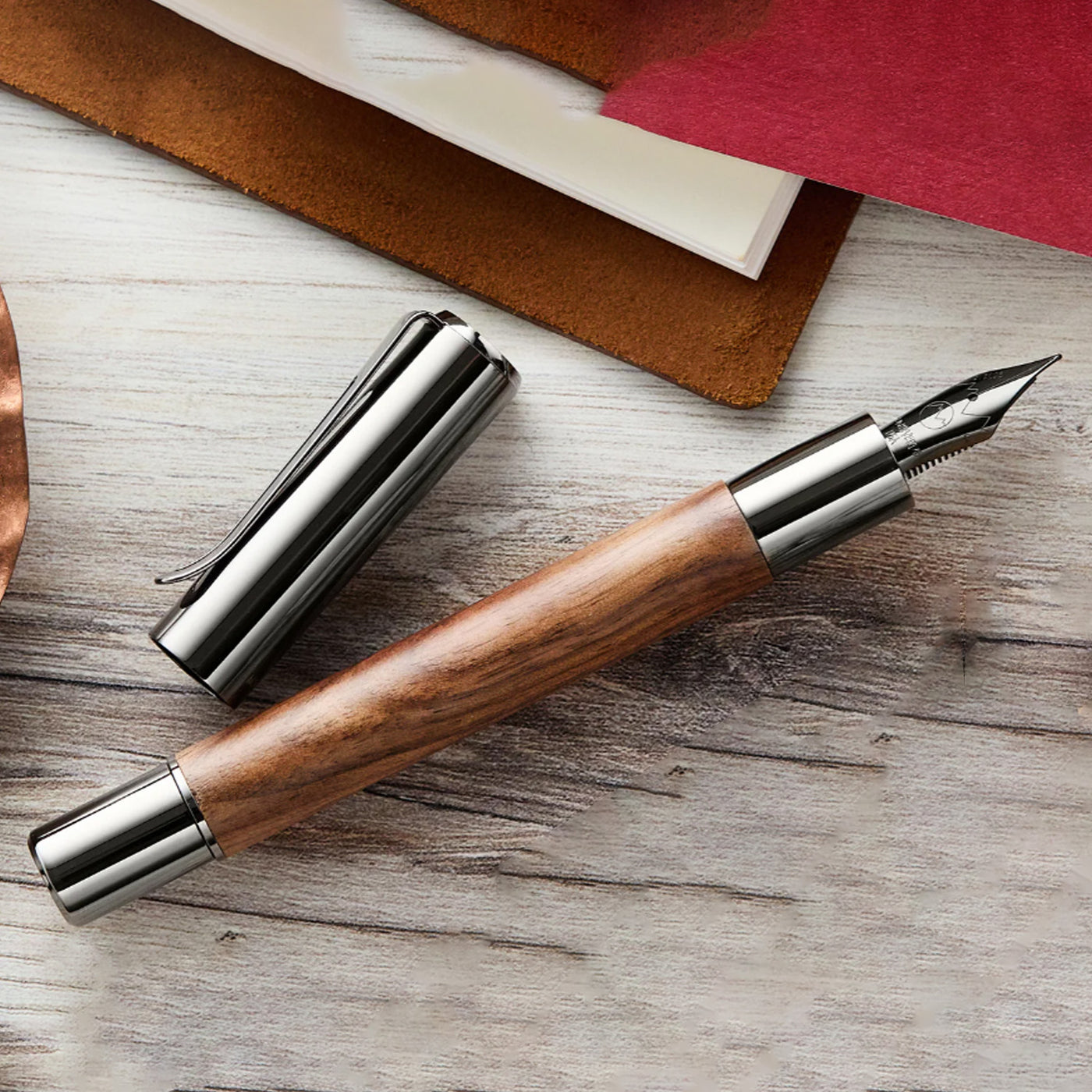 Monteverde Ritma Fountain Pen - Walnut RT