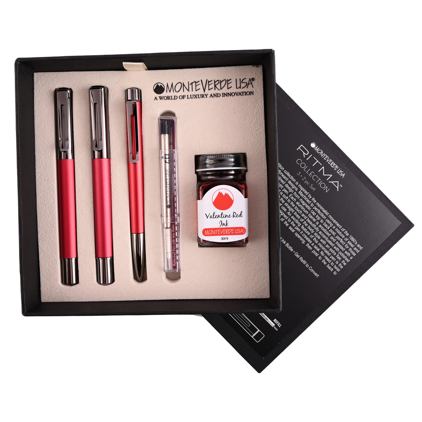 Monteverde Ritma Gift Set of 5 - Red (Special Edition)