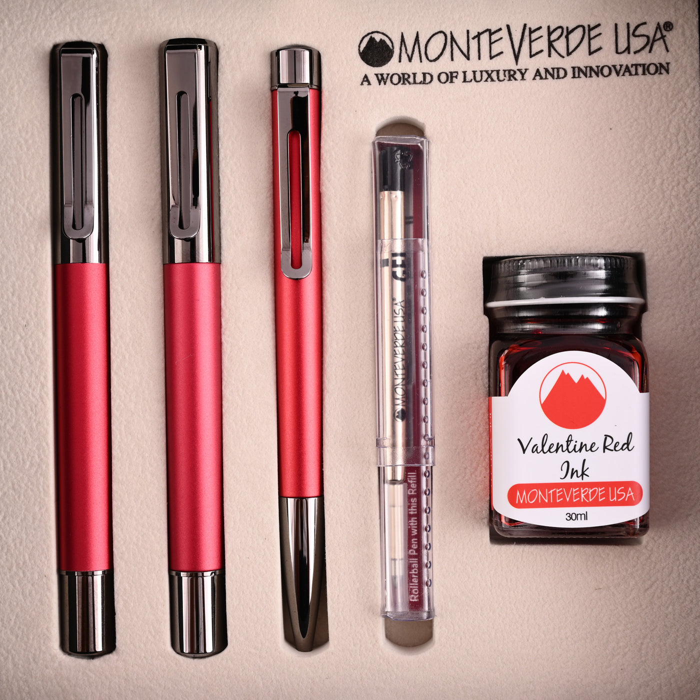 Monteverde Ritma Gift Set of 5 - Red (Special Edition)