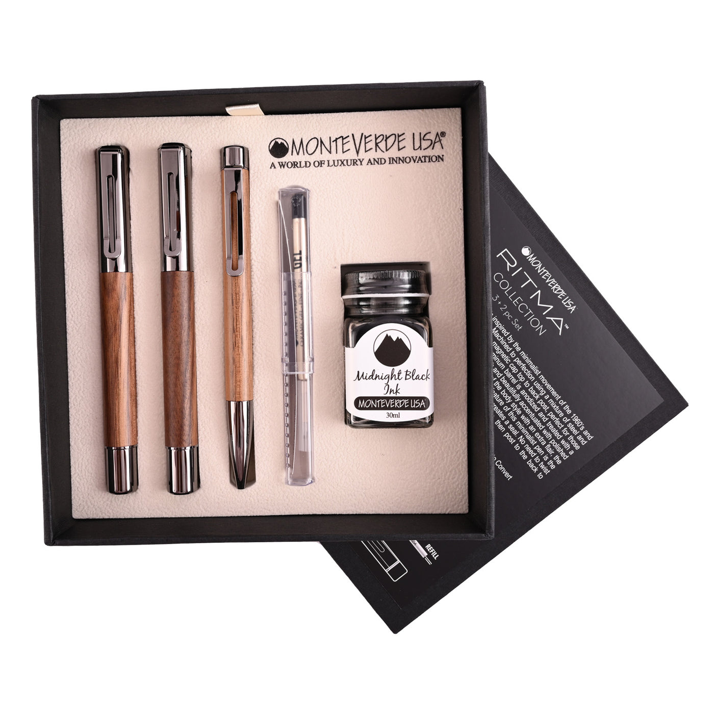 Monteverde Ritma Gift Set of 5 - Walnut (Special Edition) 5