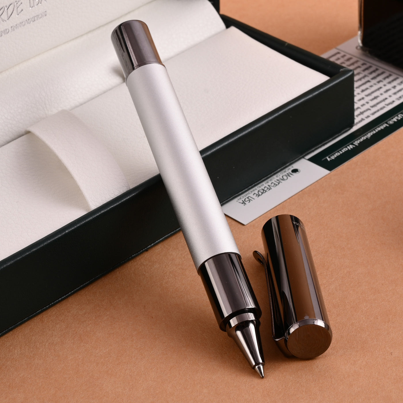 Monteverde Ritma Roller Ball Pen - Silver 7