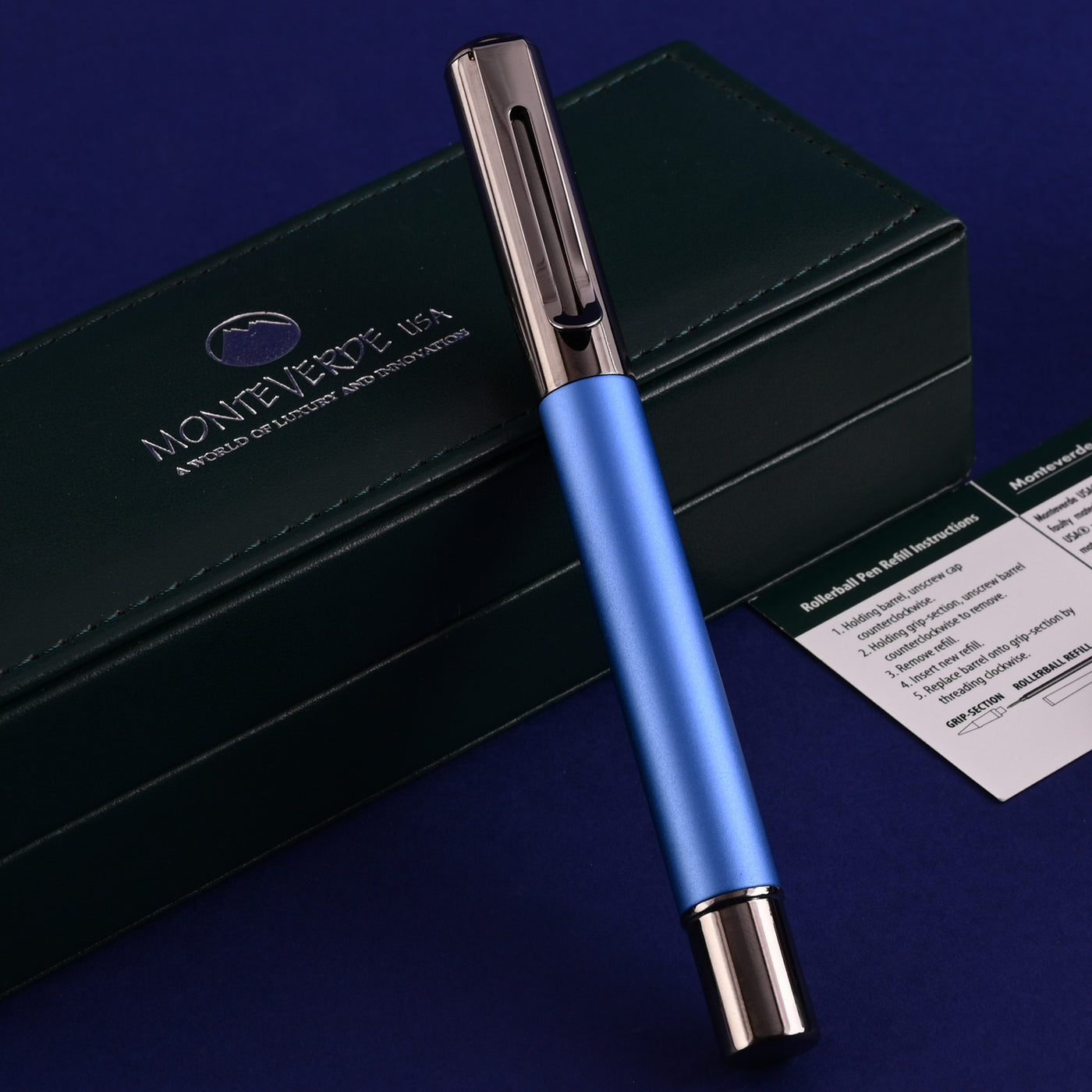 Monteverde Ritma Roller Ball Pen - Turquoise 11