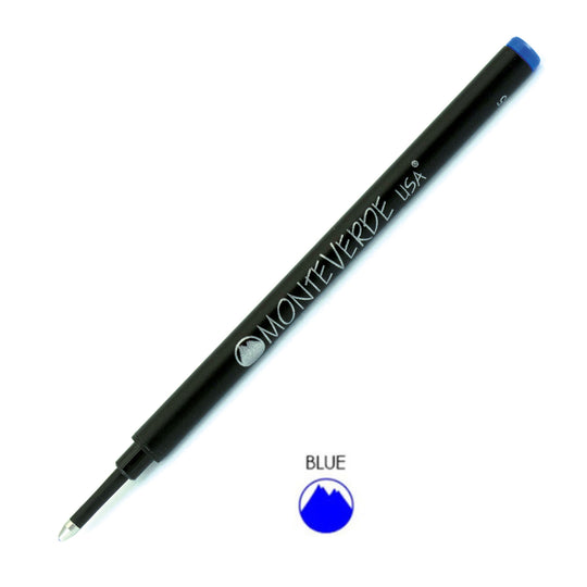 Monteverde Roller Ball Pen Refill - Broad - Blue - Pack of 2