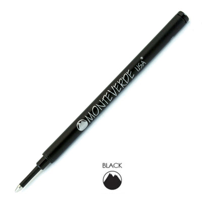 Monteverde Roller Ball Pen Refill - Medium - Black - Pack of 2 1