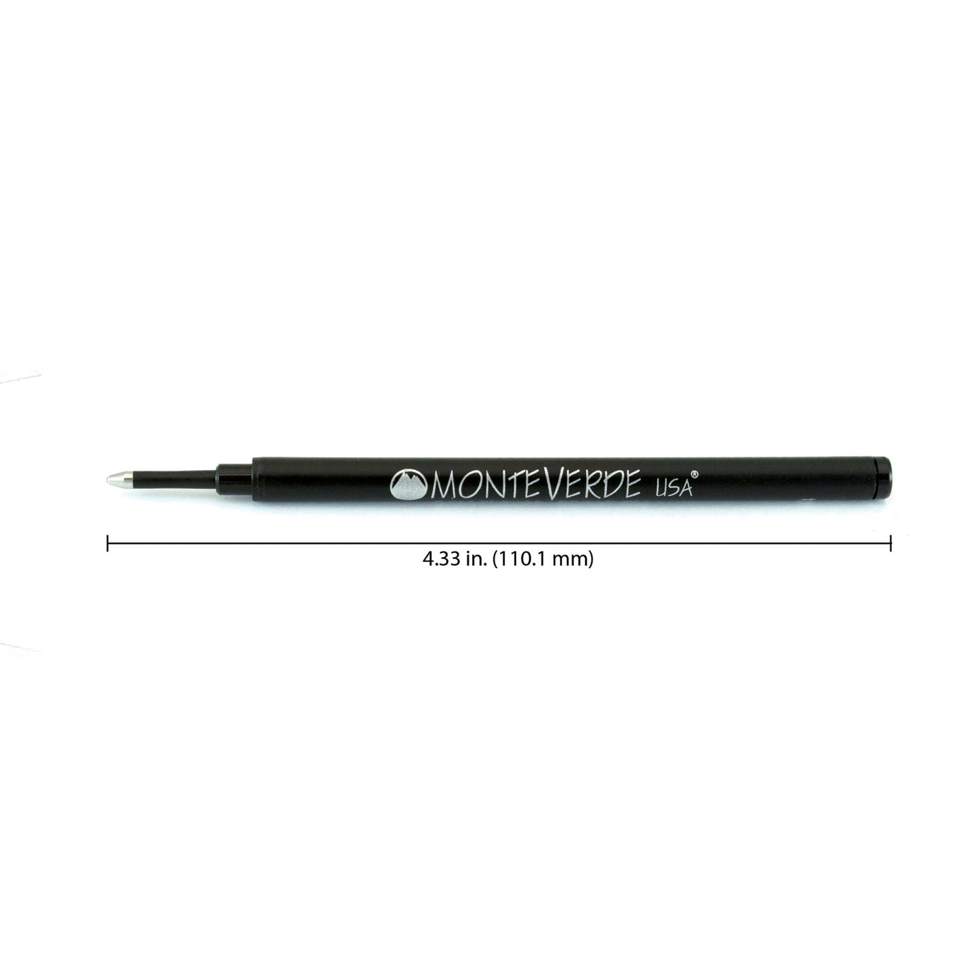 Monteverde Roller Ball Pen Refill - Medium - Black - Pack of 2 3