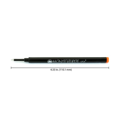 Monteverde Roller Ball Pen Refill - Medium - Orange - Pack of 2 3