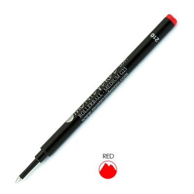Monteverde Roller Ball Pen Refill - Medium - Red - Pack of 2 1