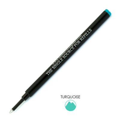 Monteverde Roller Ball Pen Refill - Medium - Turquoise - Pack of 2 1